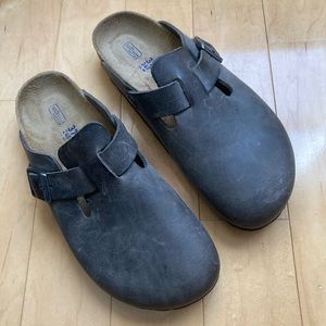 Birkenstock Boston Leather Softbed Size 37